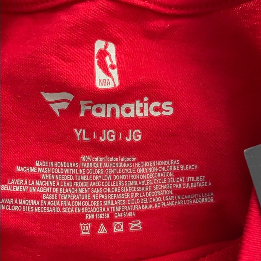 Fanatics Toronto Raptors Red and Gray Shirt Set Youth sz L - Picture 8 of 8